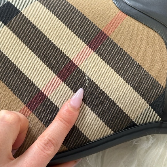 Burberry Canvas rubber riding boots - Picture 8 of 9